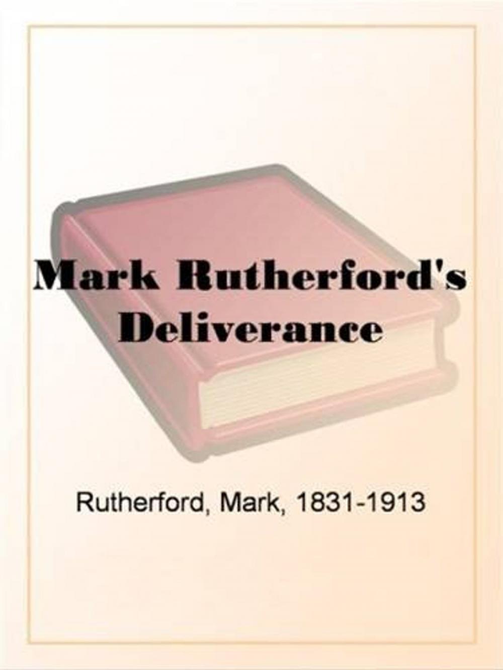 Big bigCover of Mark Rutherford's Deliverance