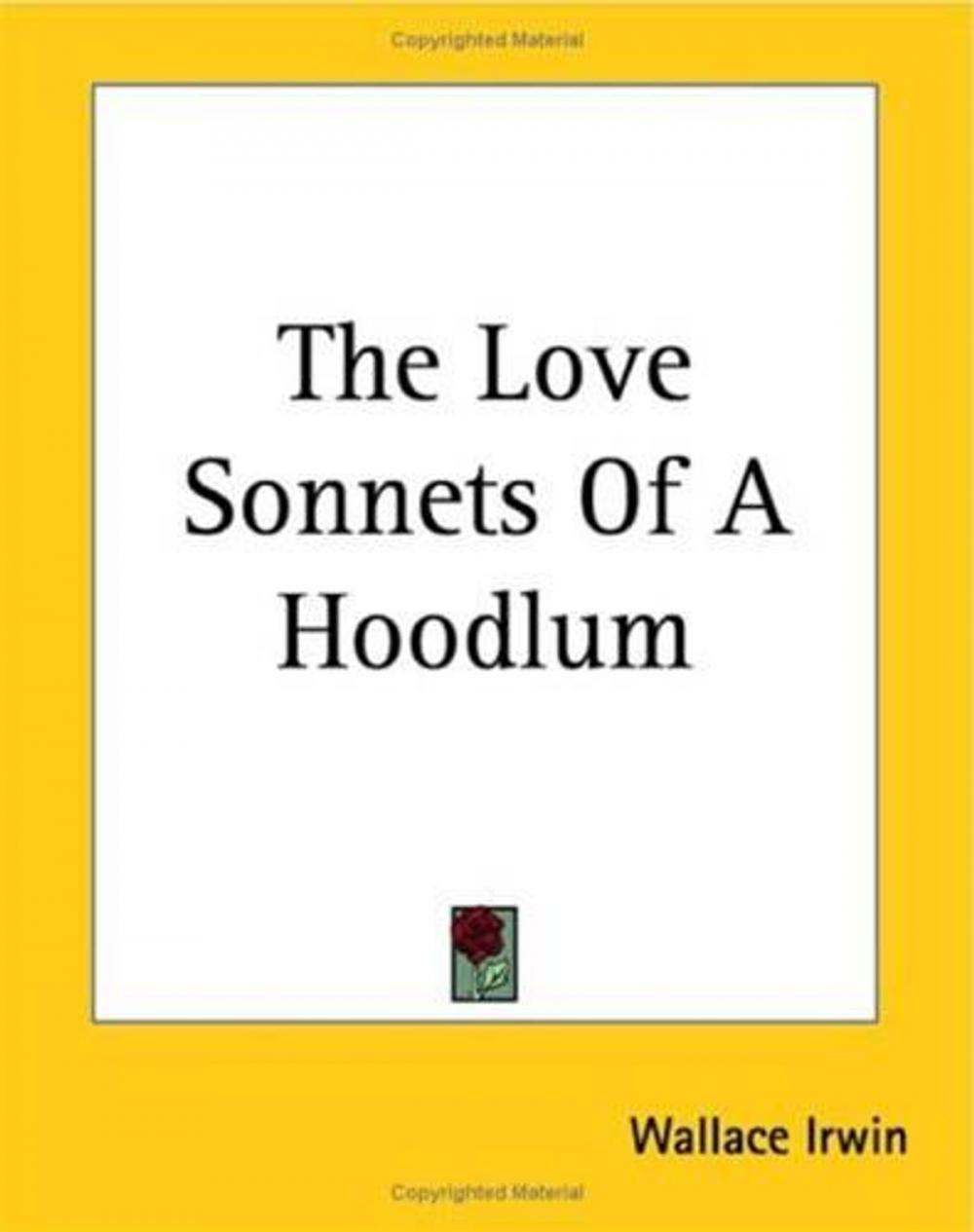 Big bigCover of The Love Sonnets Of A Hoodlum