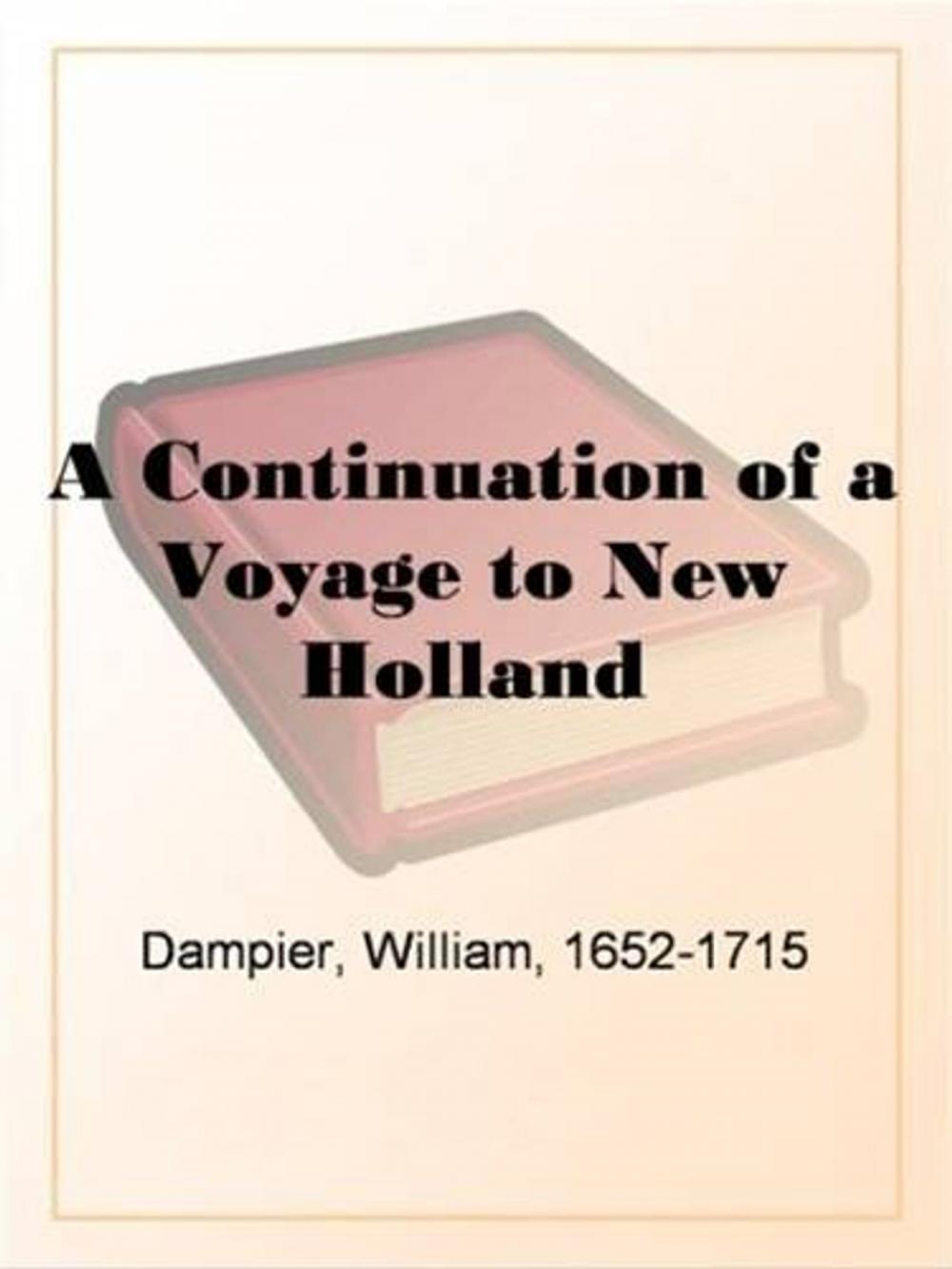 Big bigCover of A Voyage To New Holland