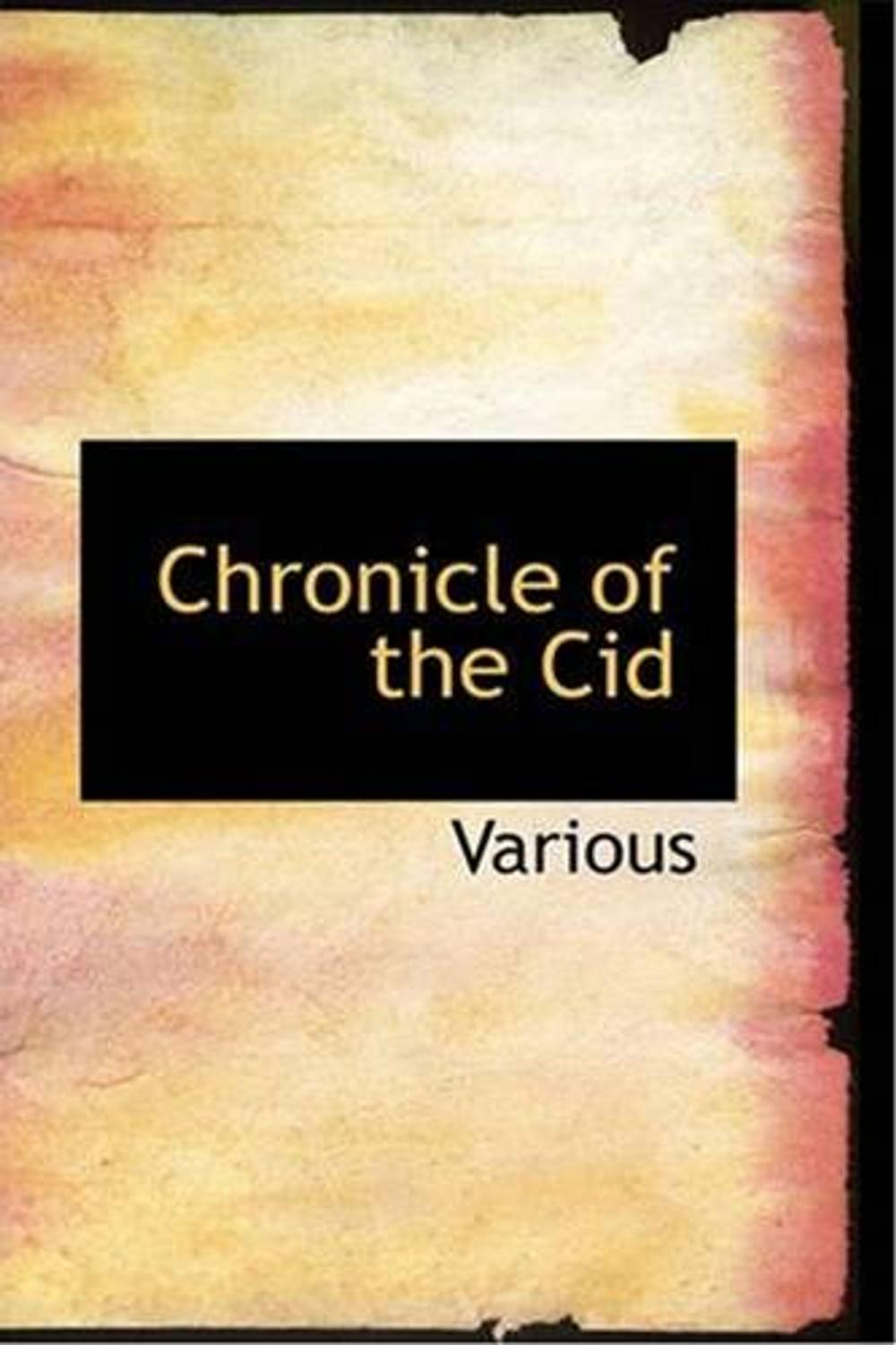 Big bigCover of Chronicle Of The Cid