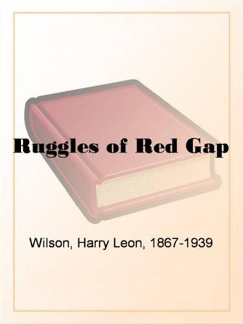 Big bigCover of Ruggles Of Red Gap