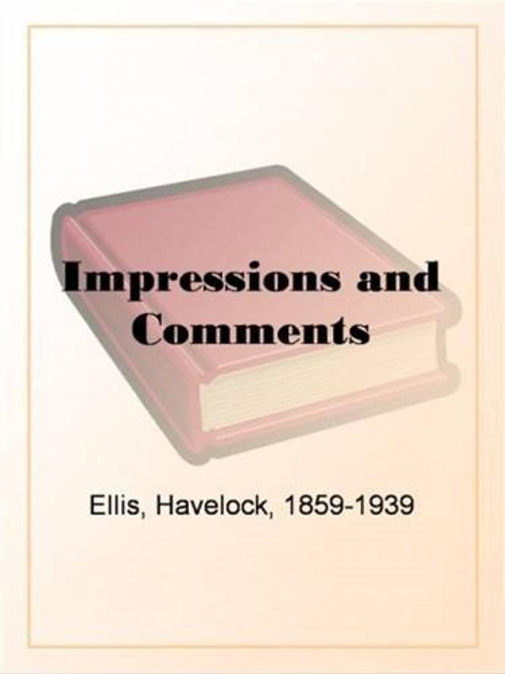 Big bigCover of Impressions And Comments