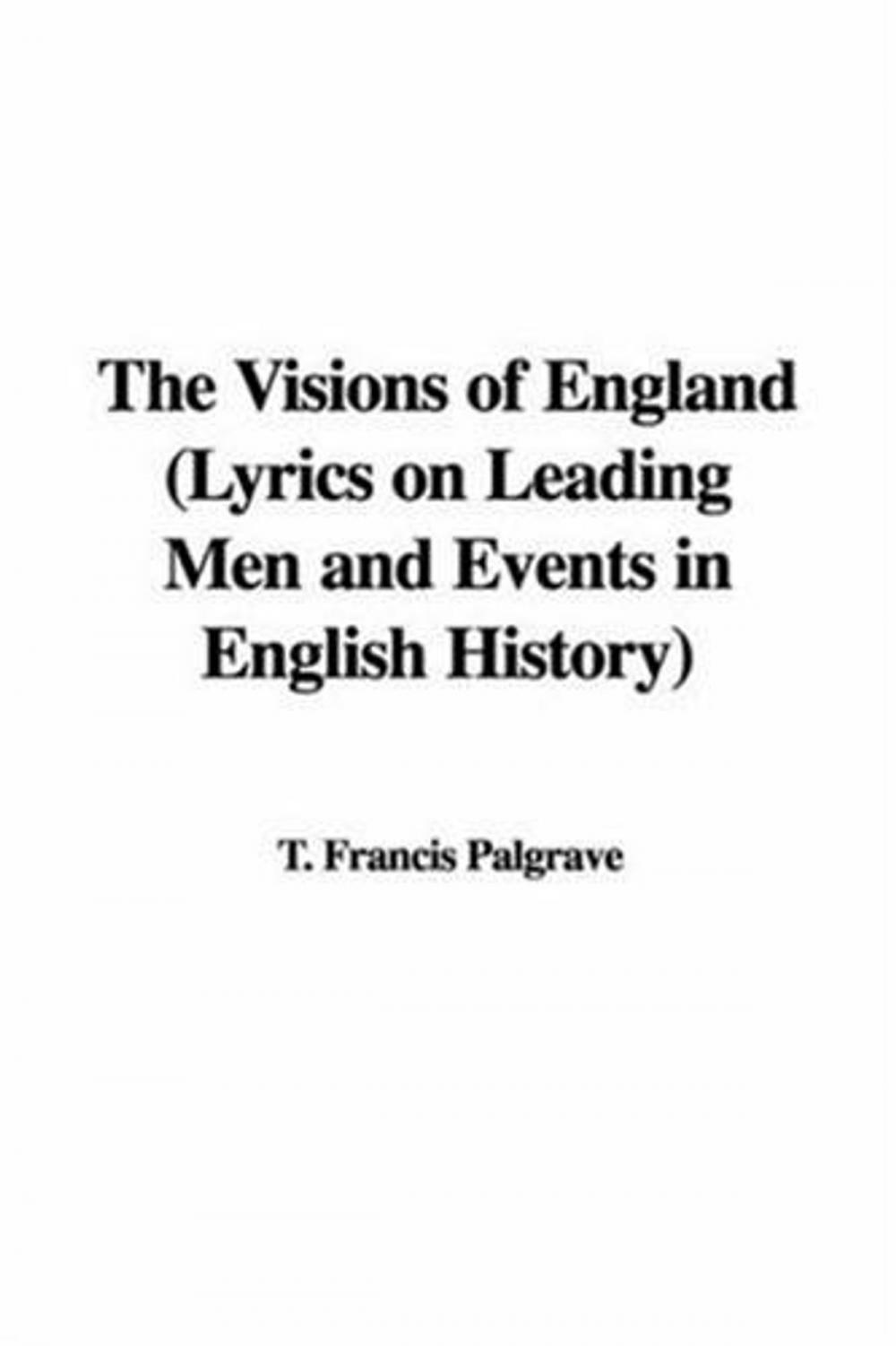 Big bigCover of The Visions Of England