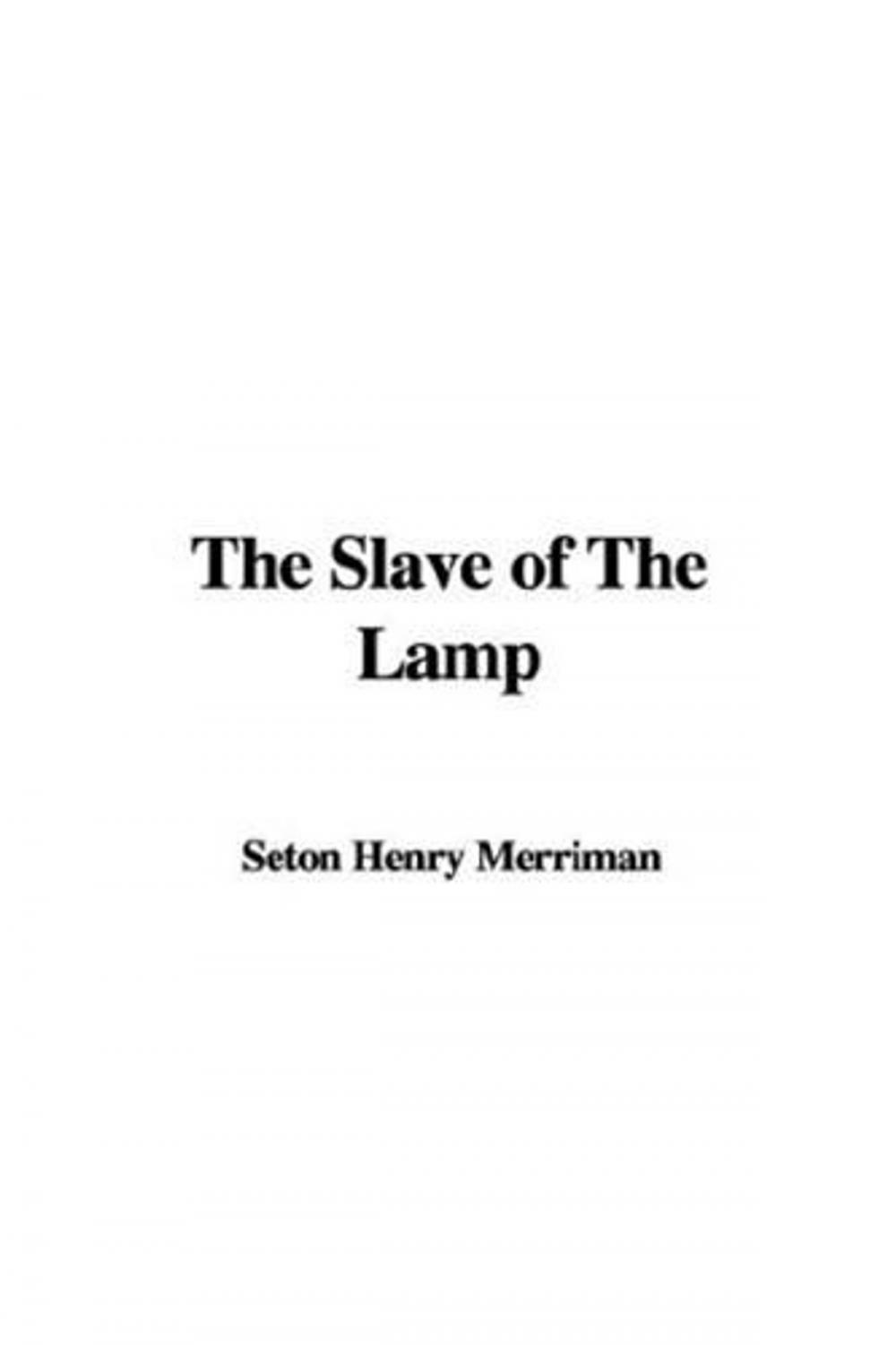 Big bigCover of The Slave Of The Lamp