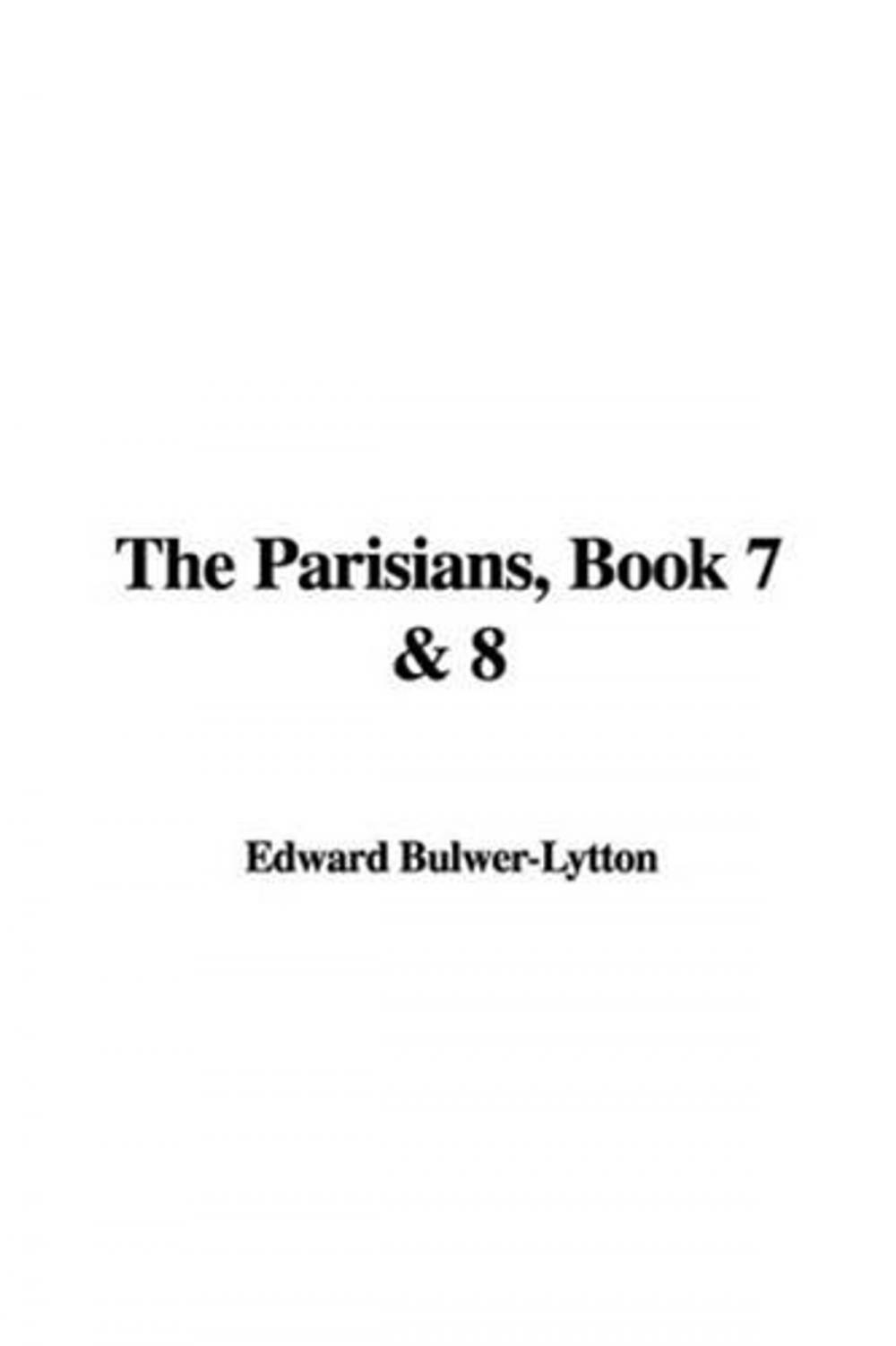 Big bigCover of The Parisians, Book 8.