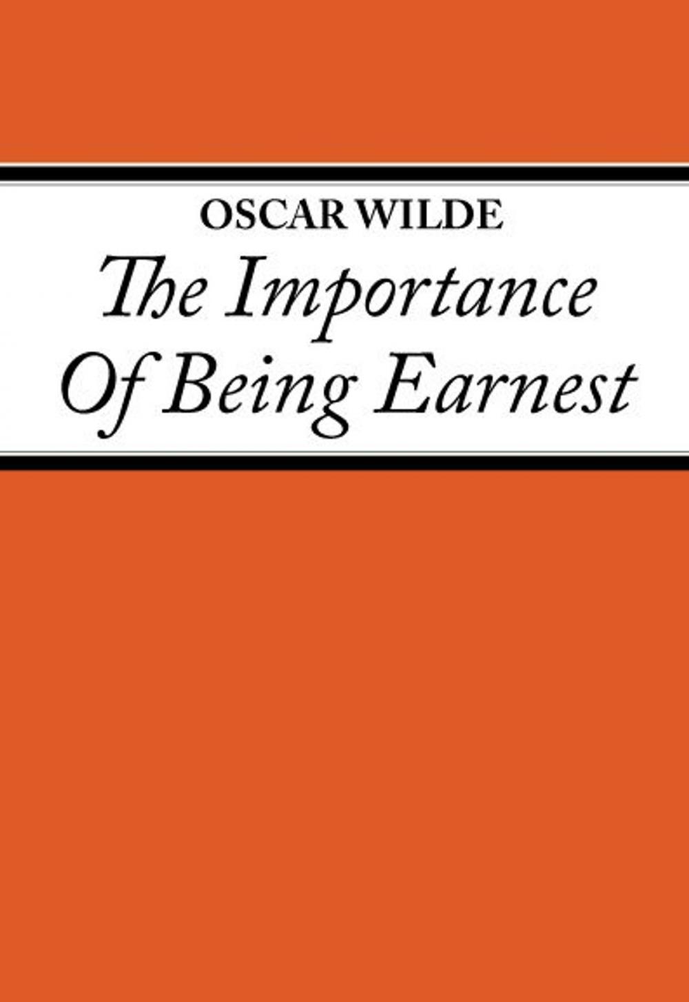 Big bigCover of The Importance Of Being Earnest