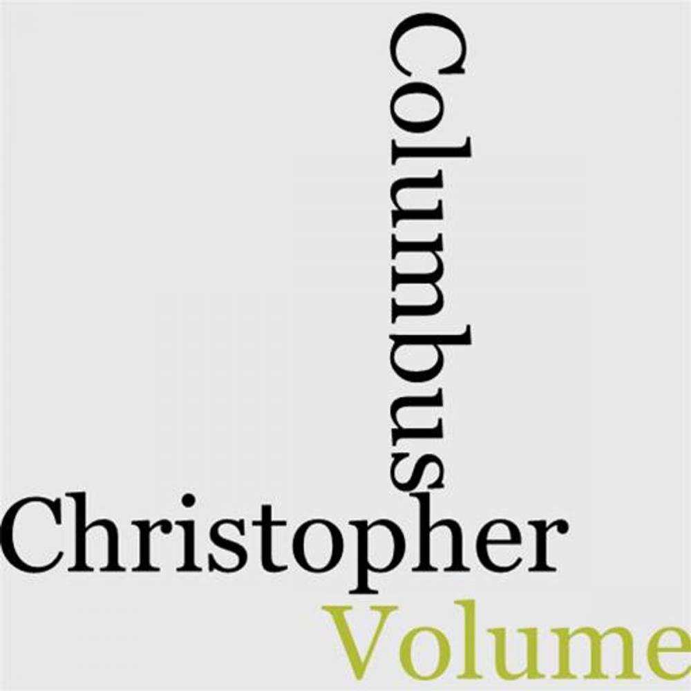 Big bigCover of Christopher Columbus, Volume 2