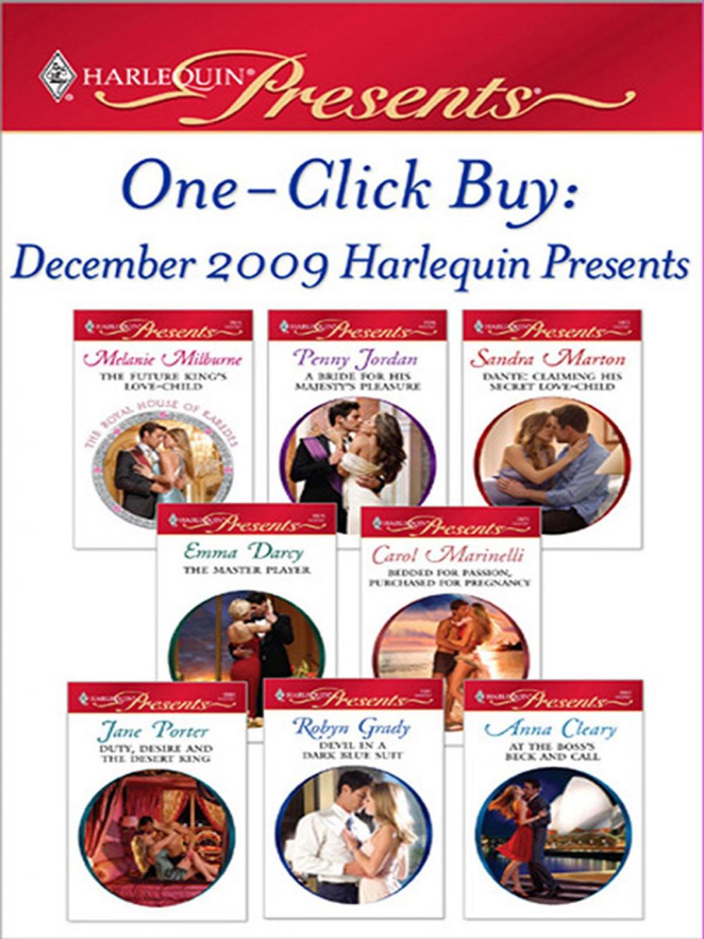 Big bigCover of One-Click Buy: December 2009 Harlequin Presents
