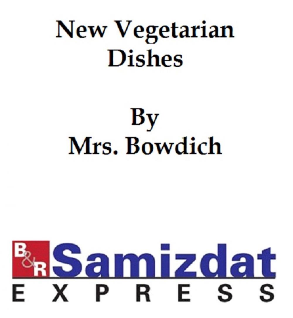 Big bigCover of New Vegetarian Dishes (1892)