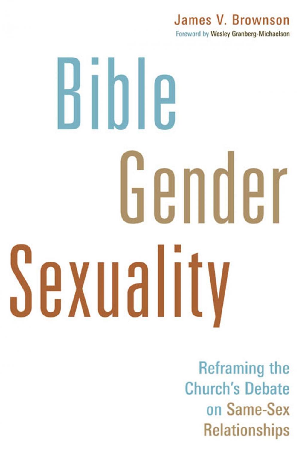 Big bigCover of Bible, Gender, Sexuality