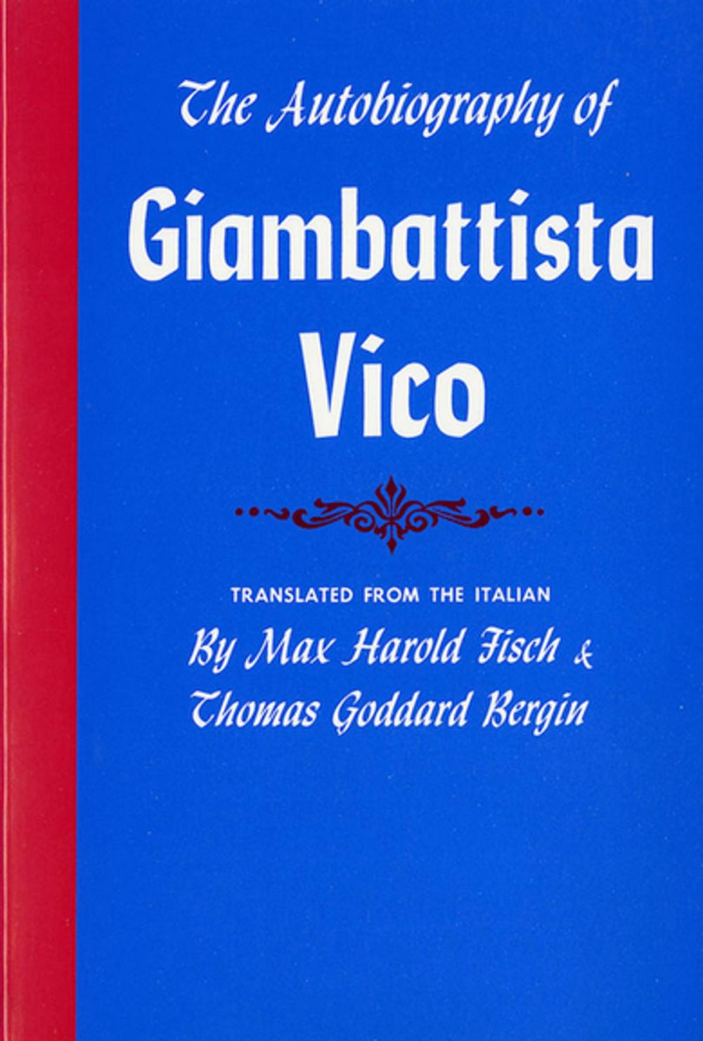 Big bigCover of The Autobiography of Giambattista Vico