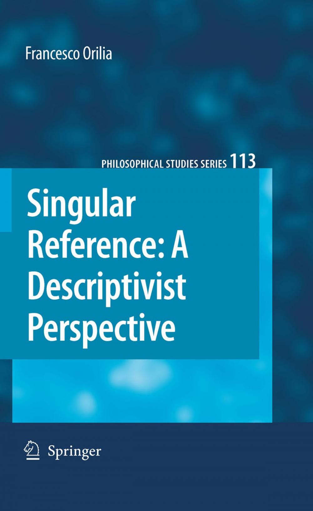 Big bigCover of Singular Reference: A Descriptivist Perspective