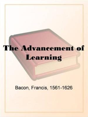 Cover of the book The Advancement Of Learning by Marcel Proust