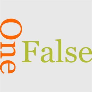 Book cover of The False One