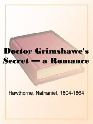 Book cover of Doctor Grimshawe's Secret