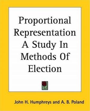 Cover of the book Proportional Representation by Gilbert Parker