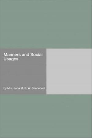Book cover of Manners And Social Usages