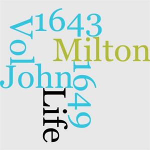 Book cover of The Life Of John Milton Vol. 3 1643-1649