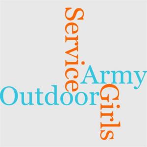 Book cover of The Outdoor Girls In Army Service