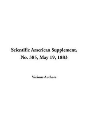 Cover of the book Scientific American Supplement, No. 385, May 19, 1883 by Sabine Baring-Gould