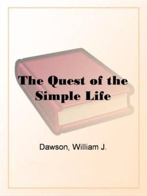 Book cover of The Quest Of The Simple Life