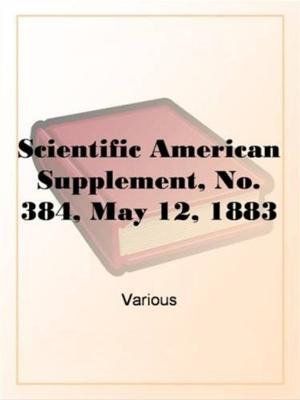Cover of the book Scientific American Supplement, No. 384, May 12, 1883 by Edward S. Ellis