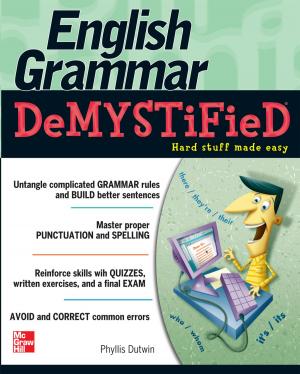 Book cover of English Grammar Demystified