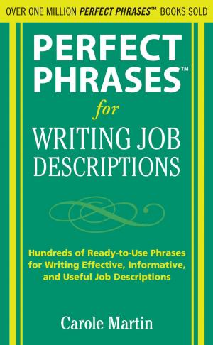 Cover of the book Perfect Phrases for Writing Job Descriptions by Dwight D. Bowman