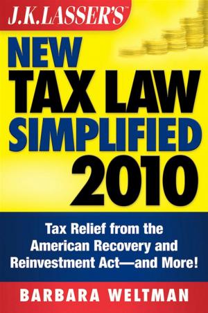 Cover of the book J.K. Lasser's New Tax Law Simplified 2010 by Wendong Zhang, Xiujian Chou, Tielin Shi, Zongmin Ma, Haifei Bao, Jingdong Chen, Liguo Chen, Dachao Li, Chenyang Xue