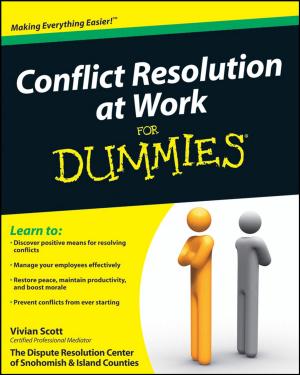 Cover of the book Conflict Resolution at Work For Dummies by Bonnie S. Billingsley, Mary T. Brownell, Maya Israel, Margaret L. Kamman