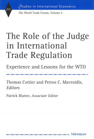 Cover of The Role of the Judge in International Trade Regulation