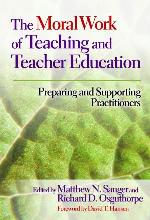 Cover of The Moral Work of Teaching and Teacher Education