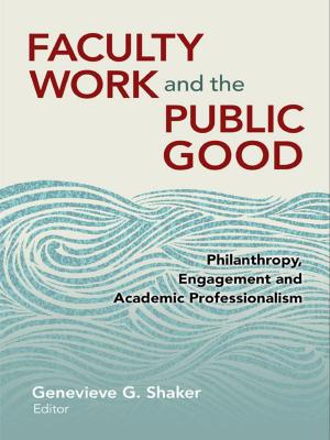 Cover of the book Faculty Work and the Public Good by Allan Collins