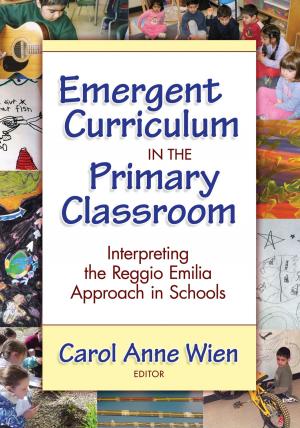 Cover of the book Emergent Curriculum in the Primary Classroom by Barbara M. Brizuela, Brian E. Gravel