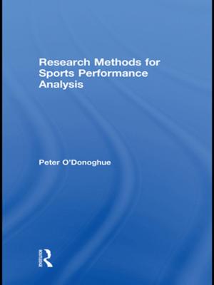 Cover of the book Research Methods for Sports Performance Analysis by Paul Ingram, Sallie B. King