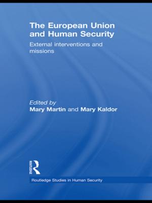 Cover of the book The European Union and Human Security by Katharina Reiss
