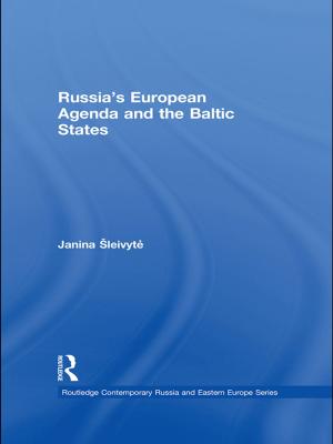 Book cover of Russia's European Agenda and the Baltic States