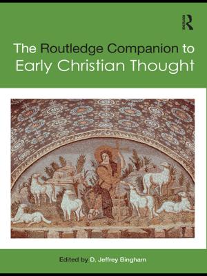 Cover of the book The Routledge Companion to Early Christian Thought by Jason Monios