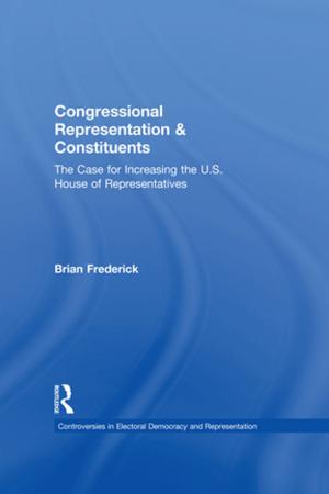 Cover of the book Congressional Representation &amp; Constituents by John Child