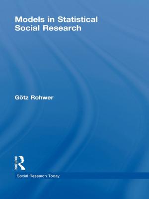 Cover of the book Models in Statistical Social Research by Nicola Monaghan, Chris Monaghan