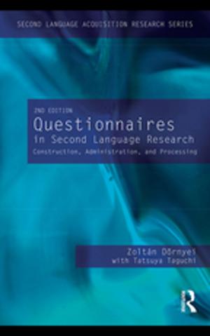 Cover of the book Questionnaires in Second Language Research by Monica Threlfall, Christine Cousins, Celia Valiente