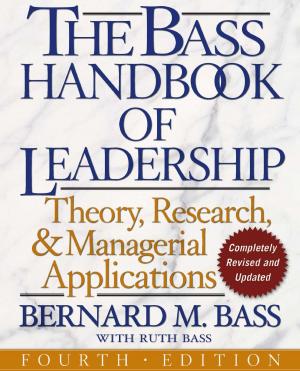 Book cover of The Bass Handbook of Leadership