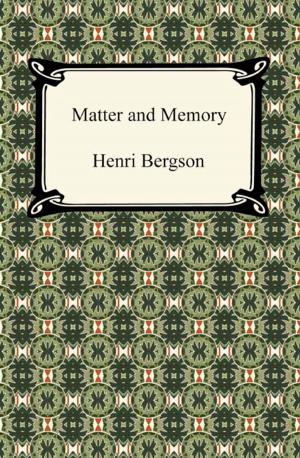 Book cover of Matter and Memory