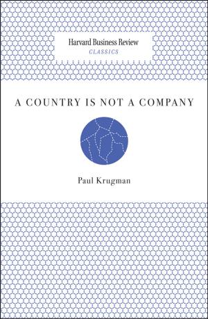 Cover of the book A Country Is Not a Company by Harvard Business Review