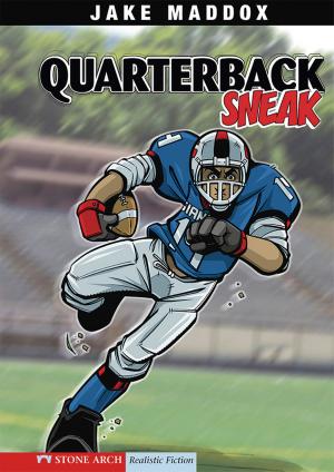 Book cover of Jake Maddox: Quarterback Sneak