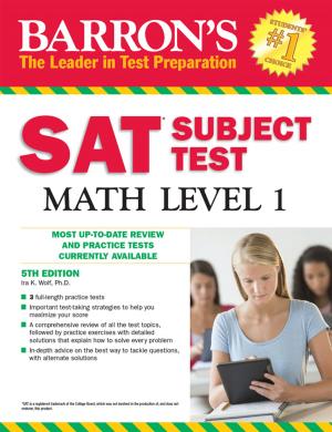 Cover of the book SAT Subject Test Math Level 1 by Sharon Lynn Vanderlip, DVM