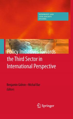 Cover of Policy Initiatives Towards the Third Sector in International Perspective