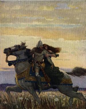 Cover of the book The Knights of the White Shield (1886) by Paul Feval