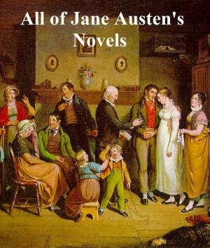 Book cover of Jane Austen's Novels, all eight of them, plus two books about her