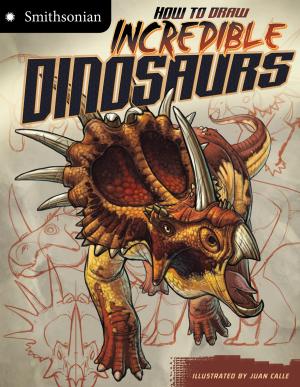 Book cover of Smithsonian: How to Draw Incredible Dinosaurs